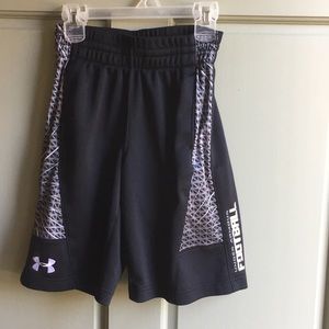 Boys UA athletic shorts size SMALL